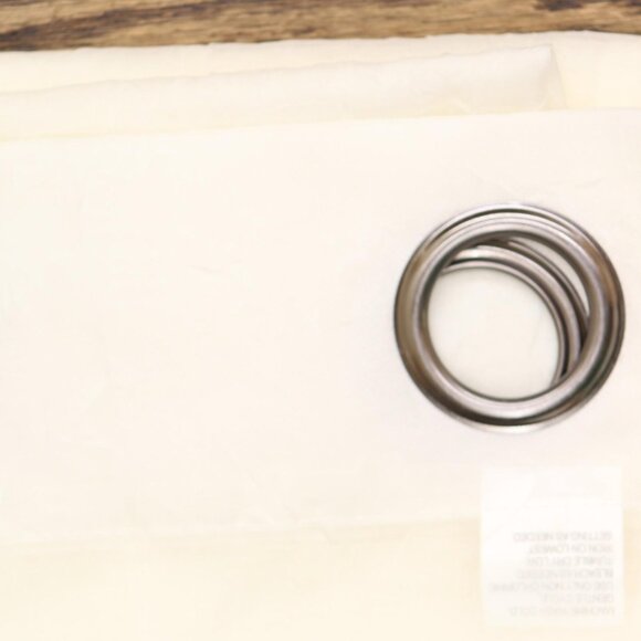 NEW Regal Home Grommet Top Sheer Single Curtain Panel Ivory Off White 50x95 - Picture 6 of 7
